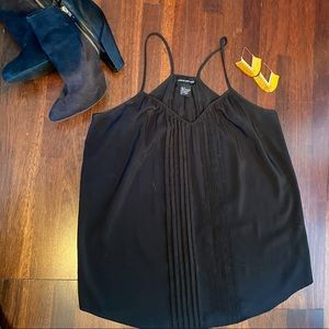 LAST CHANCE ** BOGO Free** Central Park West Pleated black camisole